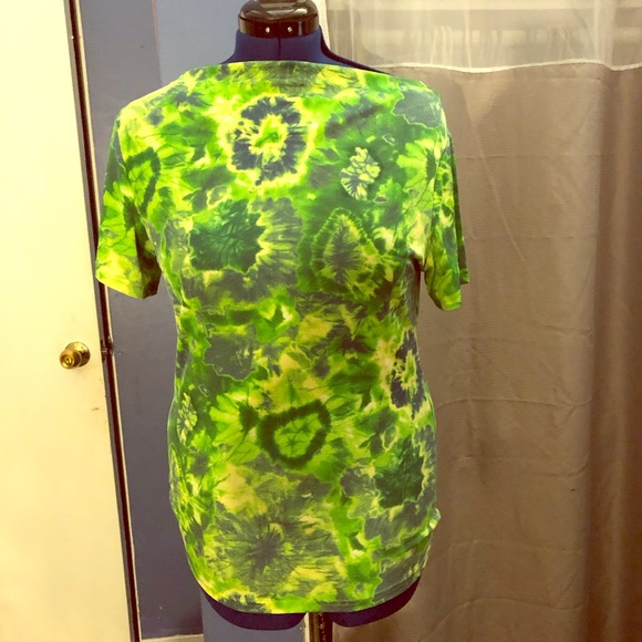 Women green pullover blouse - Picture 1 of 4